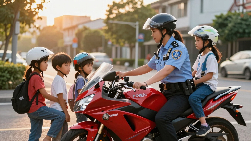 best police motorcycle ride on for kids