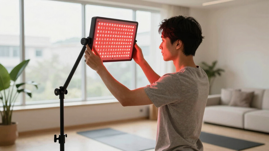 best tabletop red light therapy panel with stand