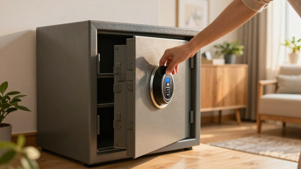 best home safe biometric fireproof large