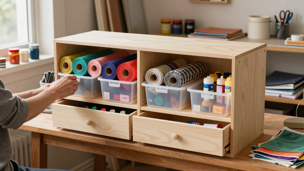 best modular craft storage cabinet system