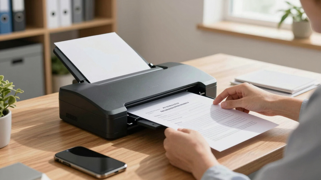 Scanner for franchise paperwork