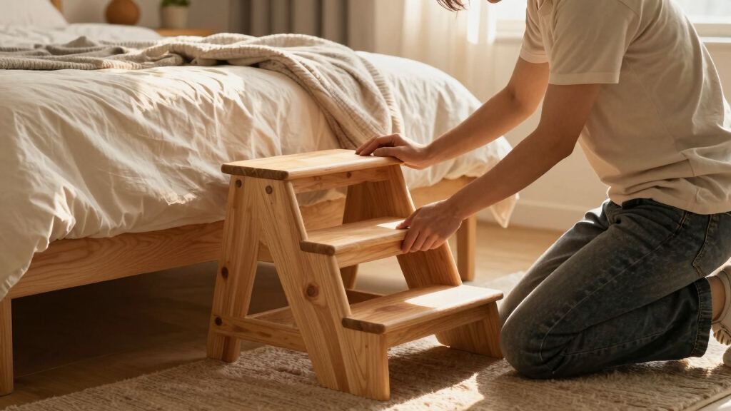 best wooden dog steps for high beds