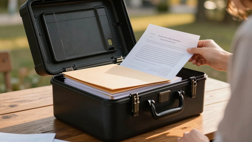 best portable locking file boxes for court documents