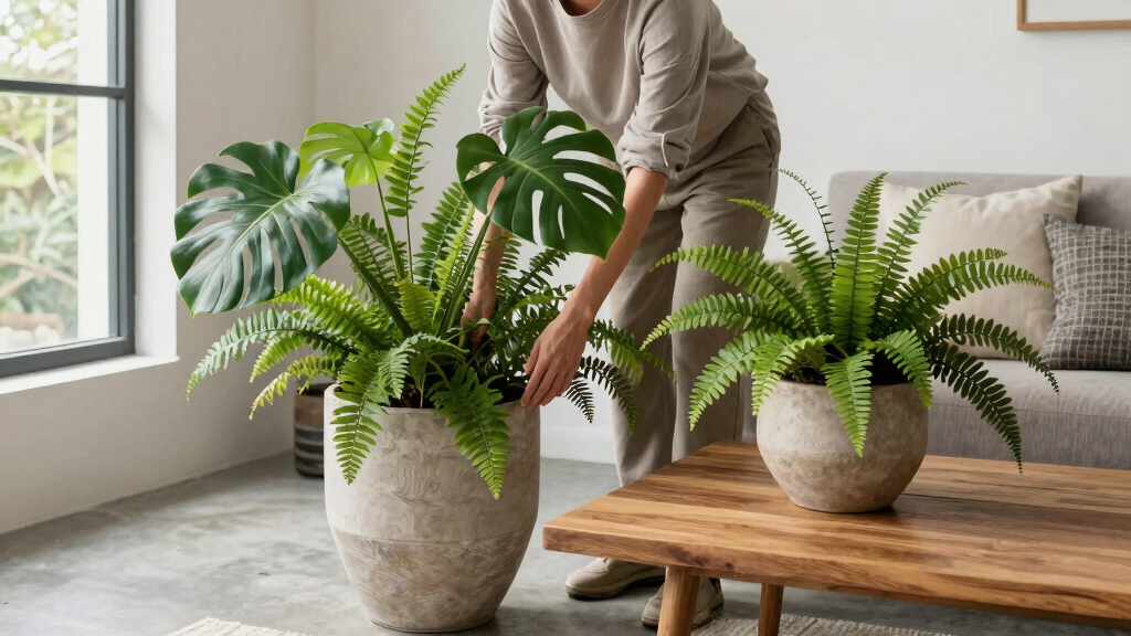 best indoor planters for statement greenery