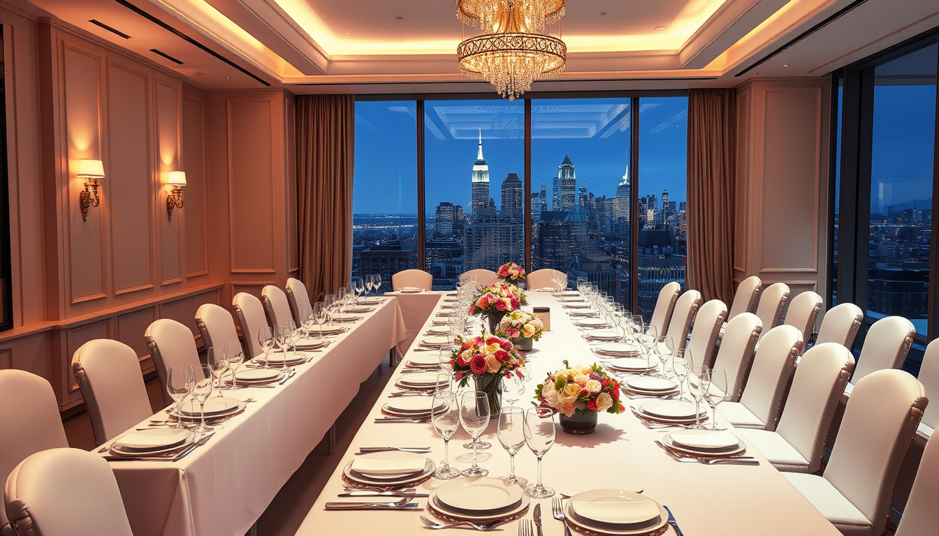 Top Private Dining Venues for 40 Guests in NYC