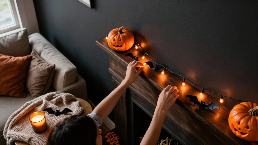 Halloween indoor string lights