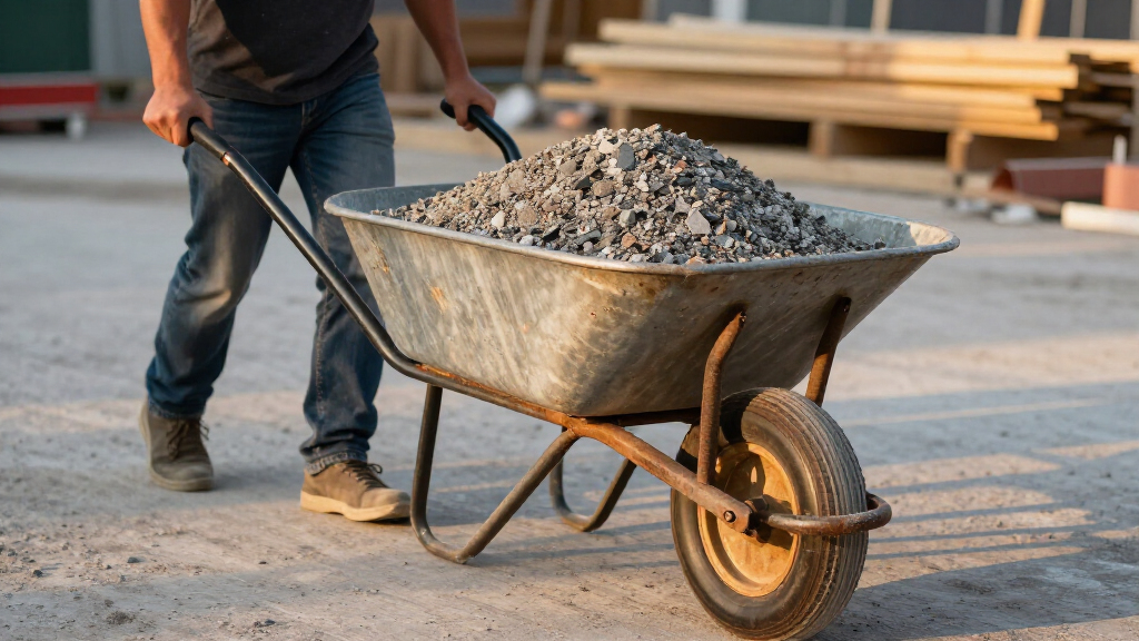 best heavy duty wheelbarrows for concrete and gravel