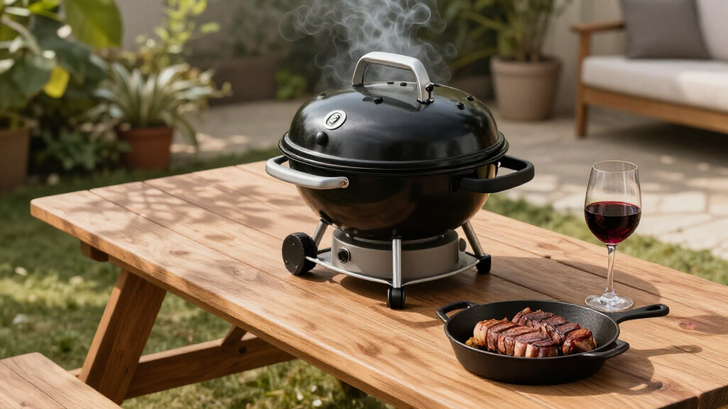 luxury charcoal grills for home