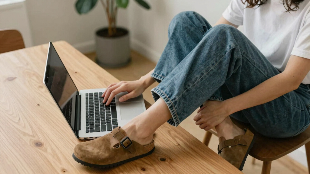 best baggy jeans and Birkenstocks