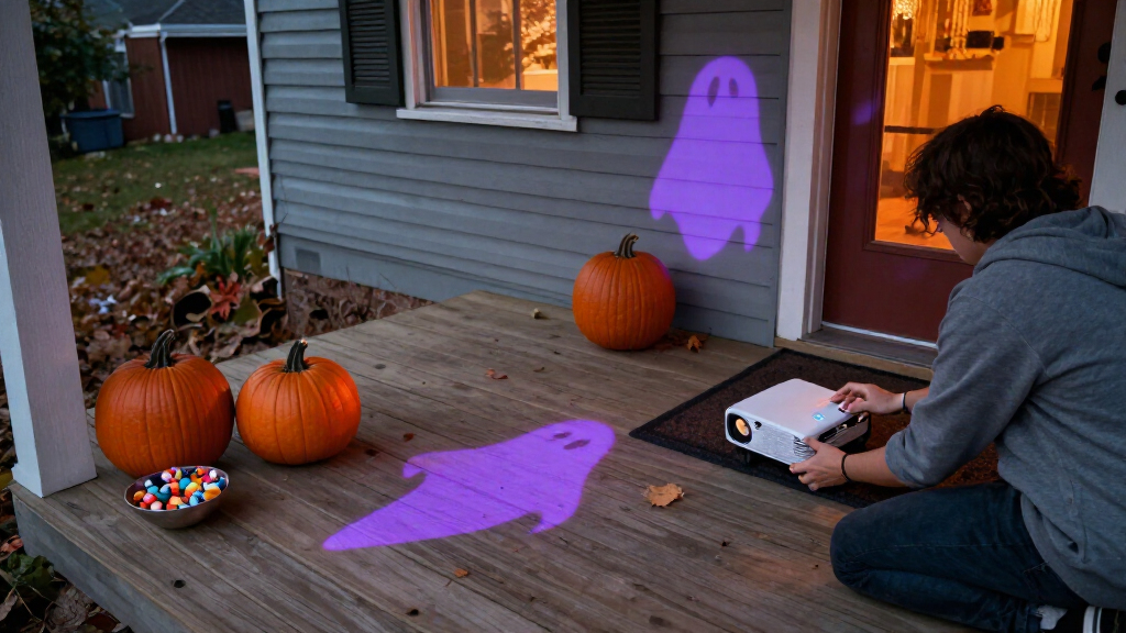 Halloween projector lights