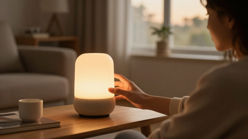 smart speaker lamps