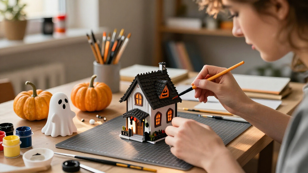 Halloween miniature painting sets