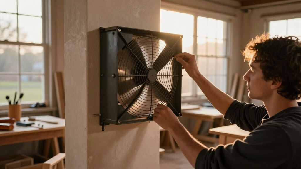 spray booth ventilation fan kit