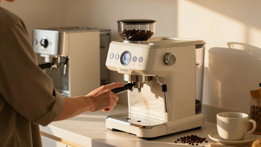 best espresso machine with built in grinder for fast start morning routine