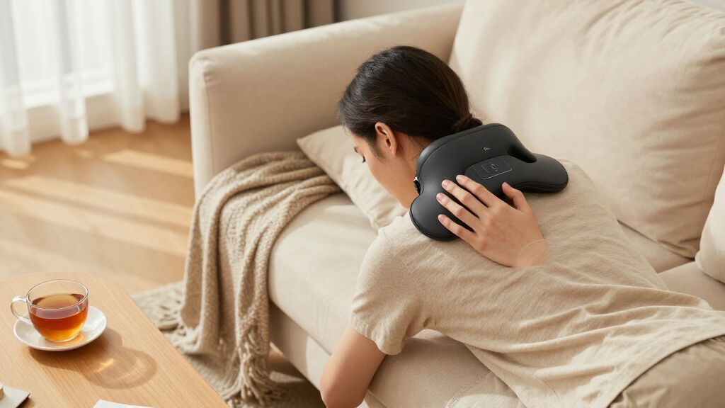 neck massagers shiatsu heat