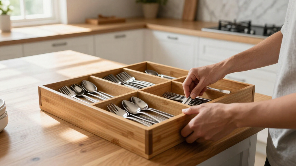 best silverware drawer organizers for large kitchens
