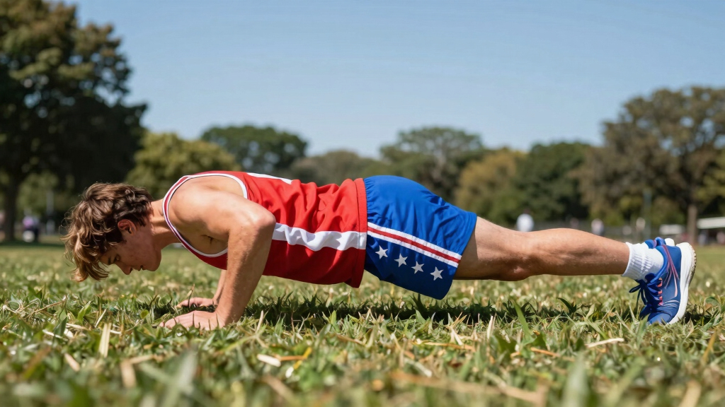 patriotic outdoor fitness gear