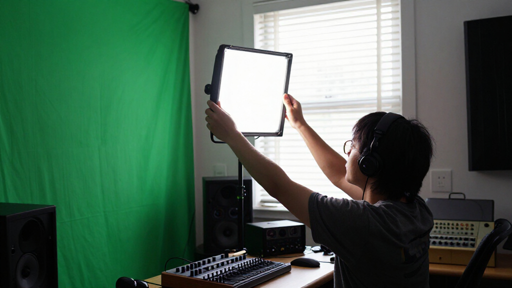 lighting for green screen production