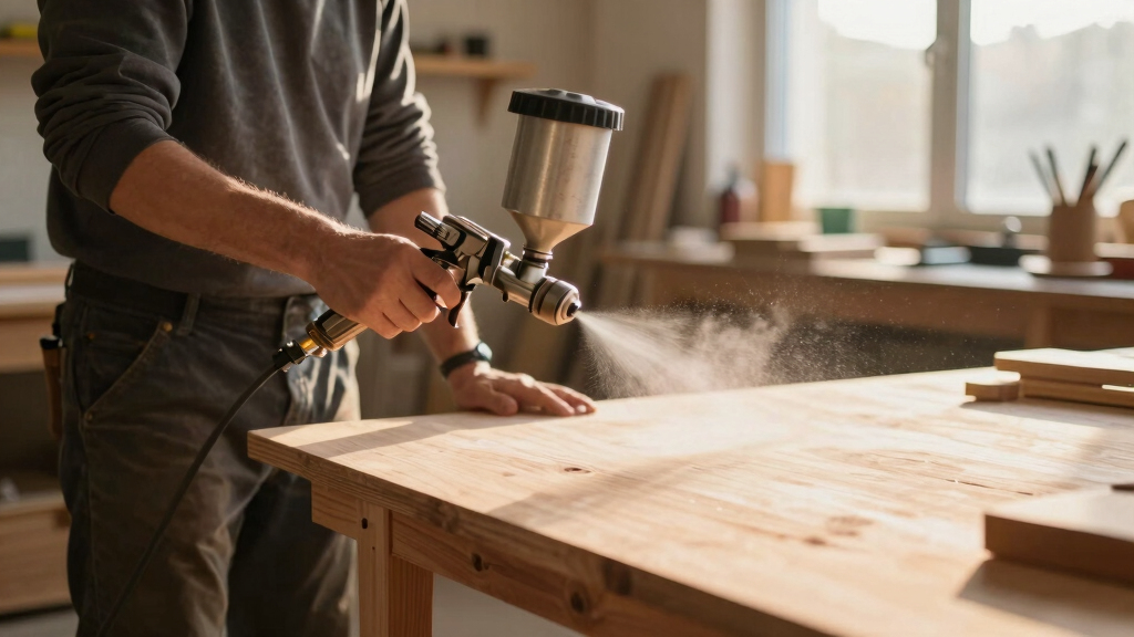 HVLP paint sprayers for woodworking