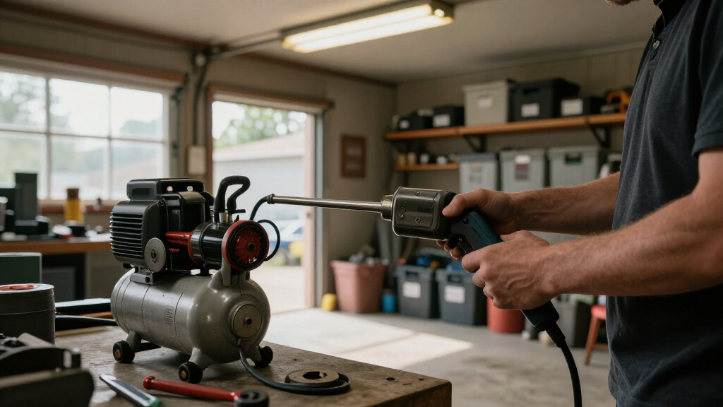 quiet air compressor for home garage