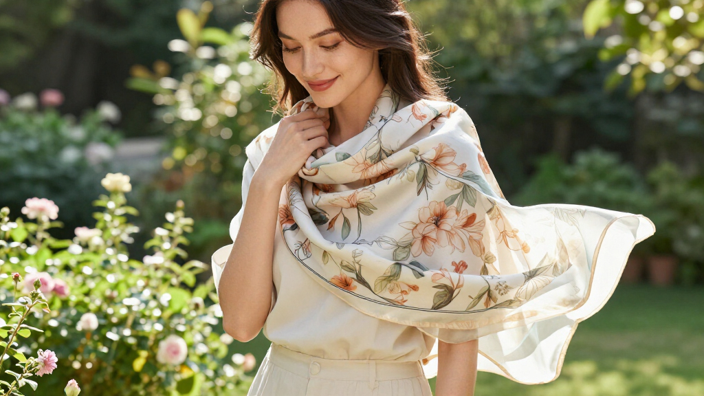 womens silk scarves