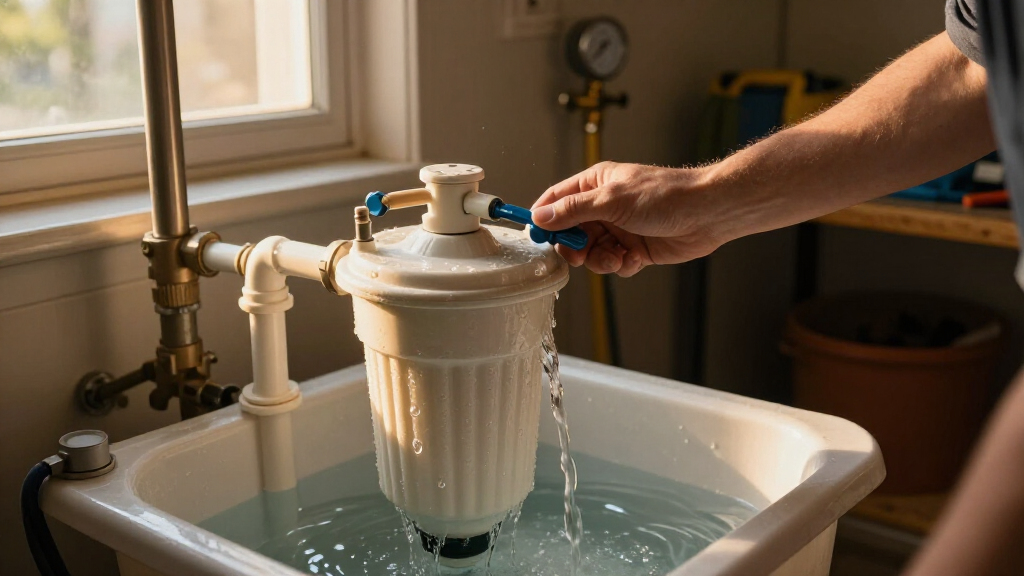 backwashing filter for well water