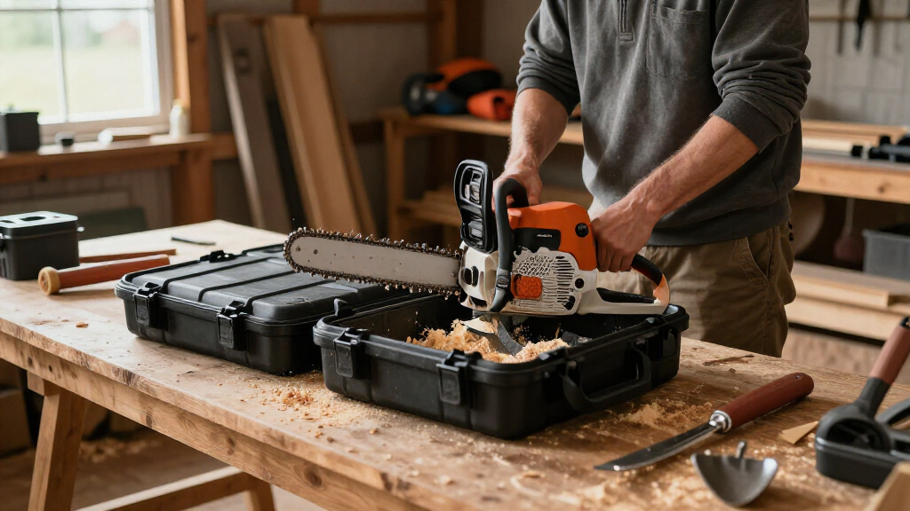 chainsaw storage case hard shell