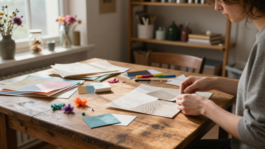 handmade paper crafting kits