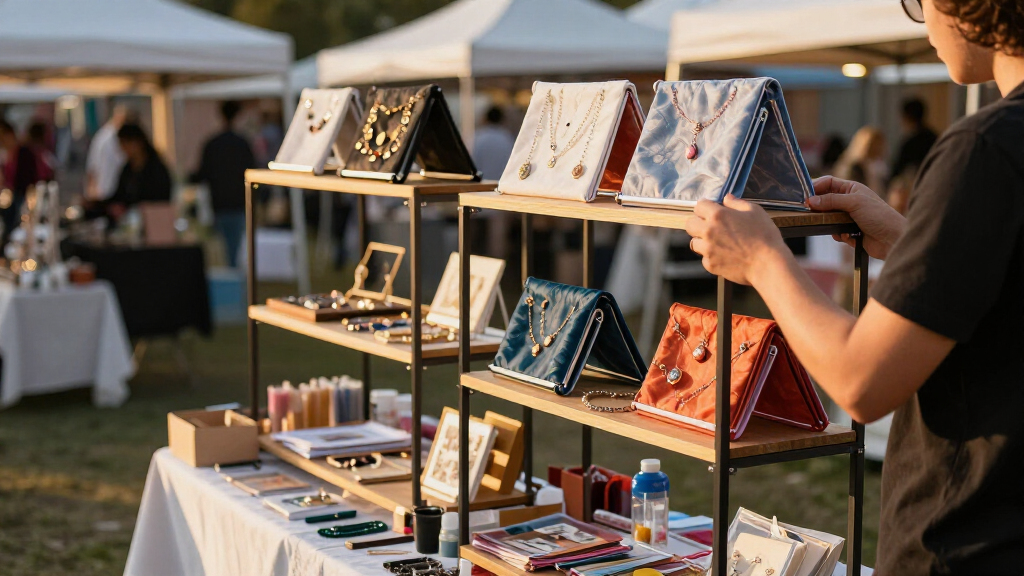 best portable shelves for craft booth setup