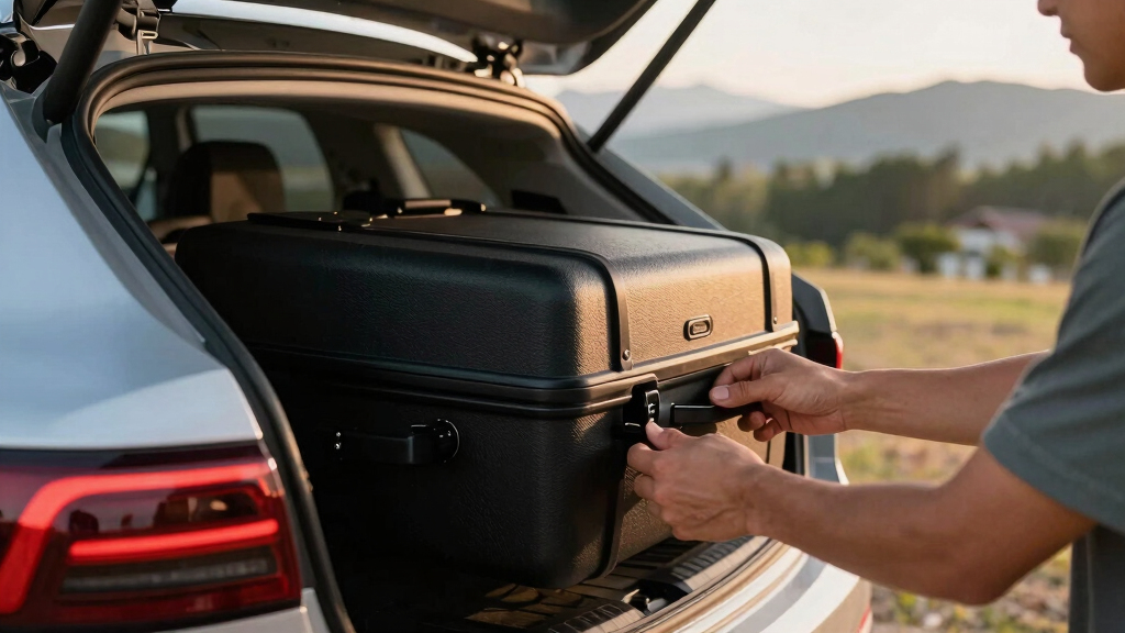 best lockable car storage box for road trips