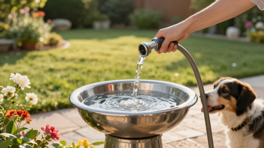 best stainless steel pet water fountain for large dogs