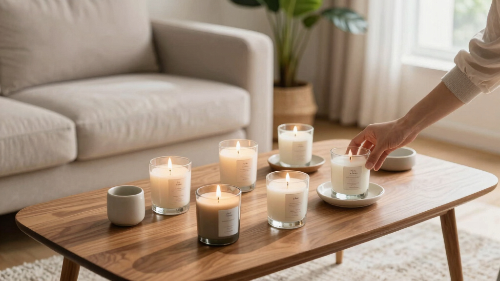 scented candles for home decor