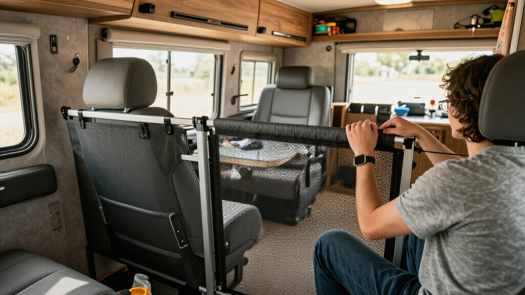 best pet barrier systems for RVs