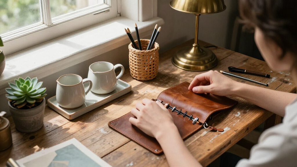 farmhouse desk accessories