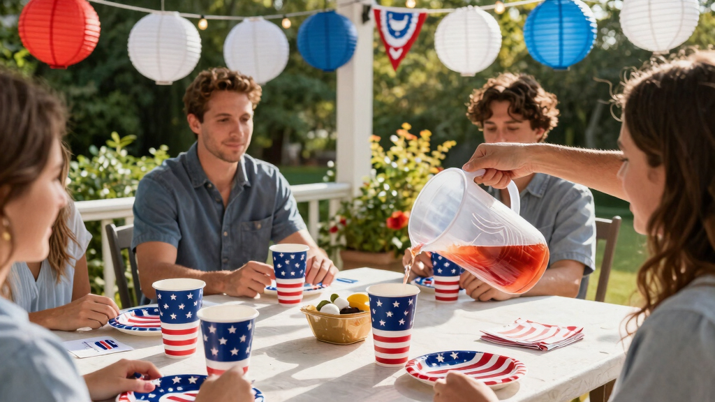 patriotic outdoor party supplies