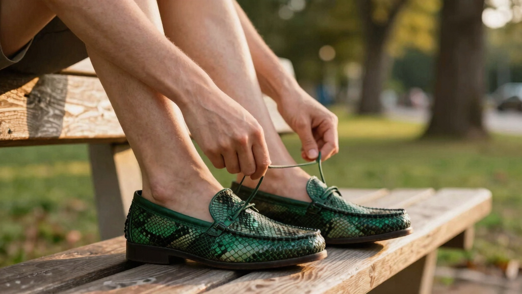 best snakeskin loafers