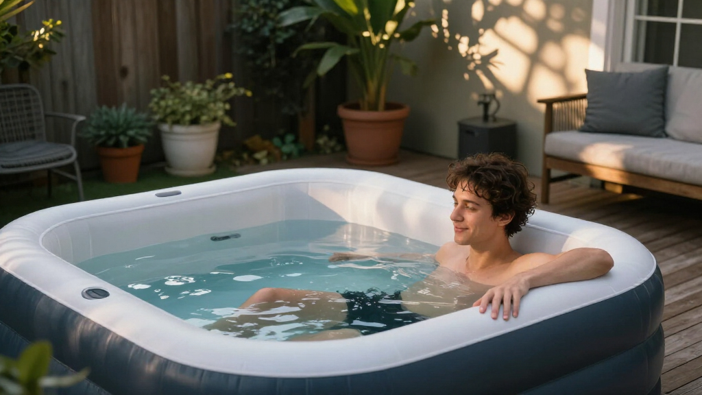 inflatable hot tub for small backyards