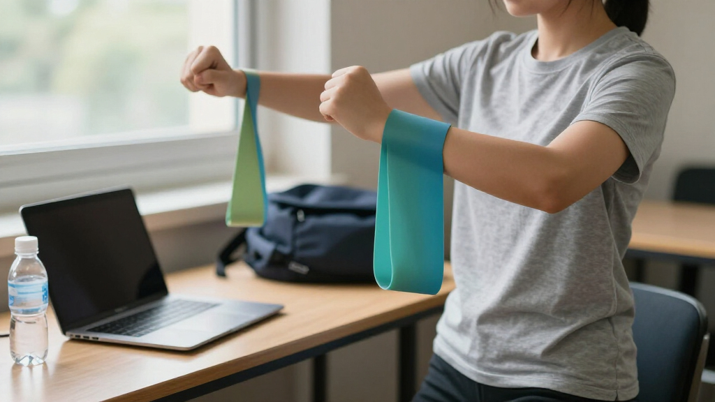 compact resistance bands for students