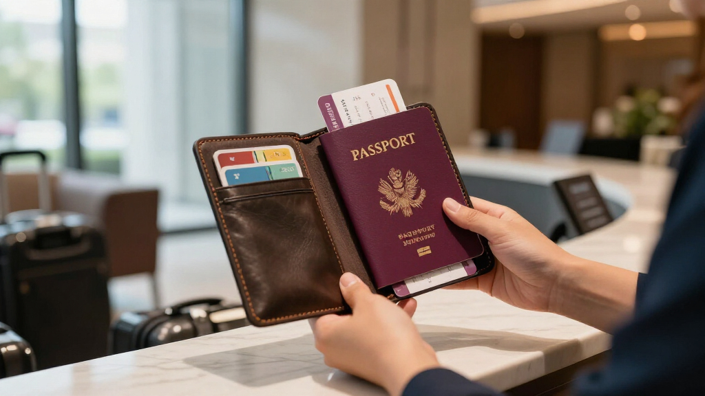 family travel document organizers for international trips