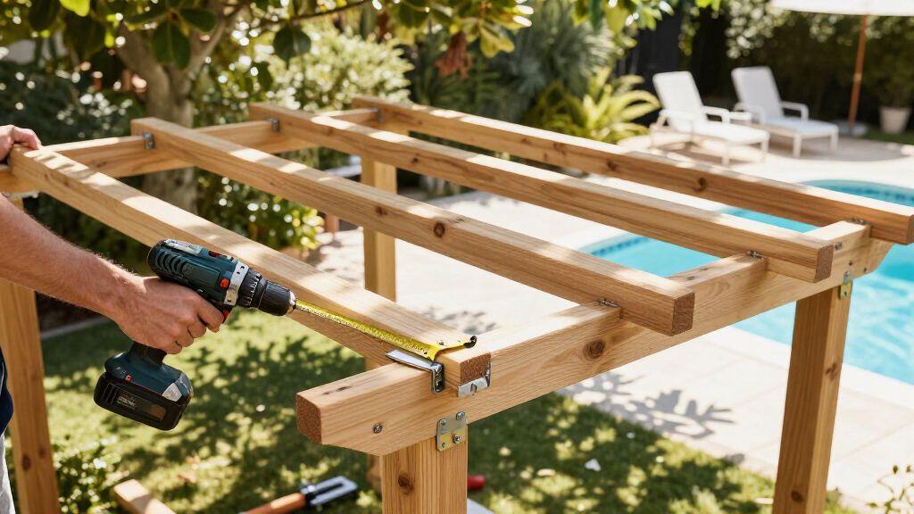 diy pergola kits for backyards