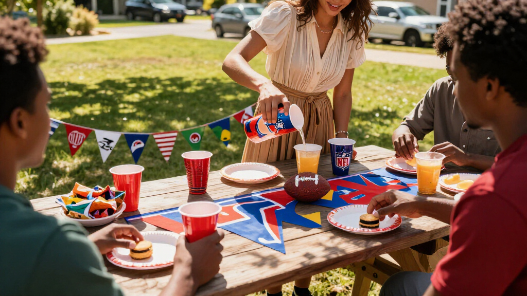 NFL tailgating party supplies
