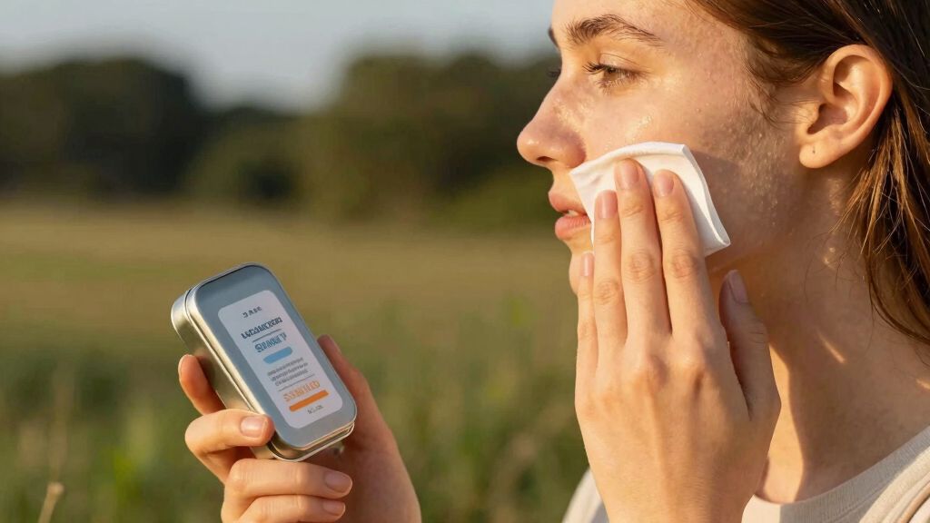 Eco‑friendly sunscreen wipes
