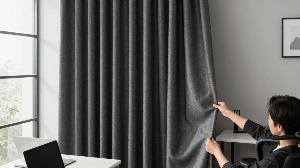 best soundproof curtains for office room