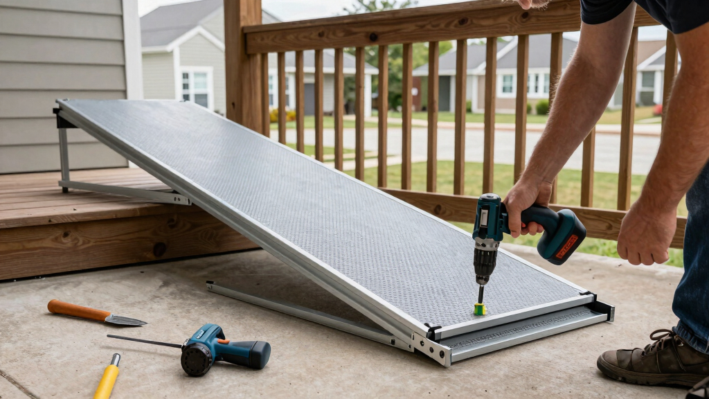 best modular wheelchair ramp kits with landing
