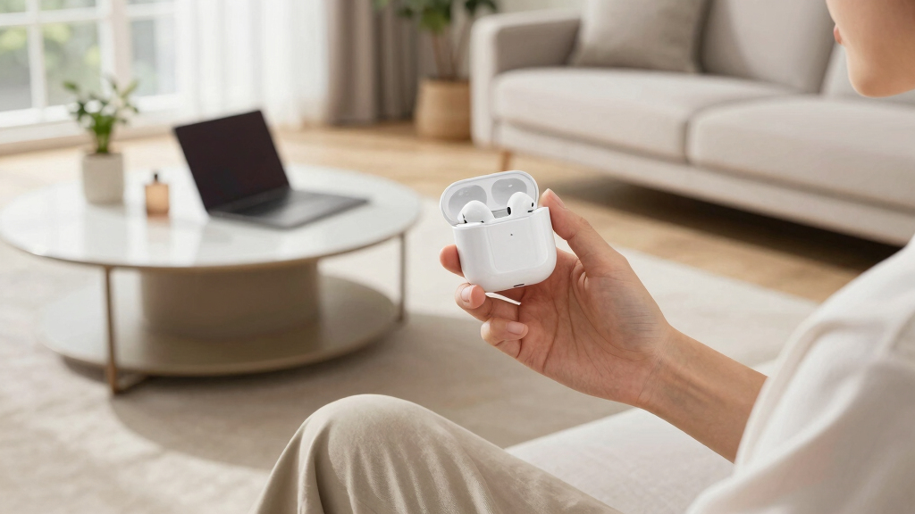 wireless earbuds with charging case