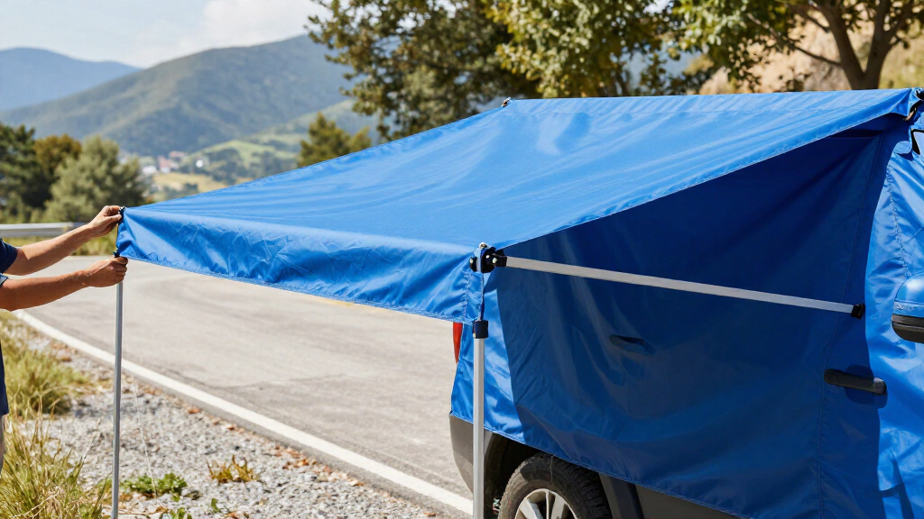 best vehicle awning for road trip shade and rain cover