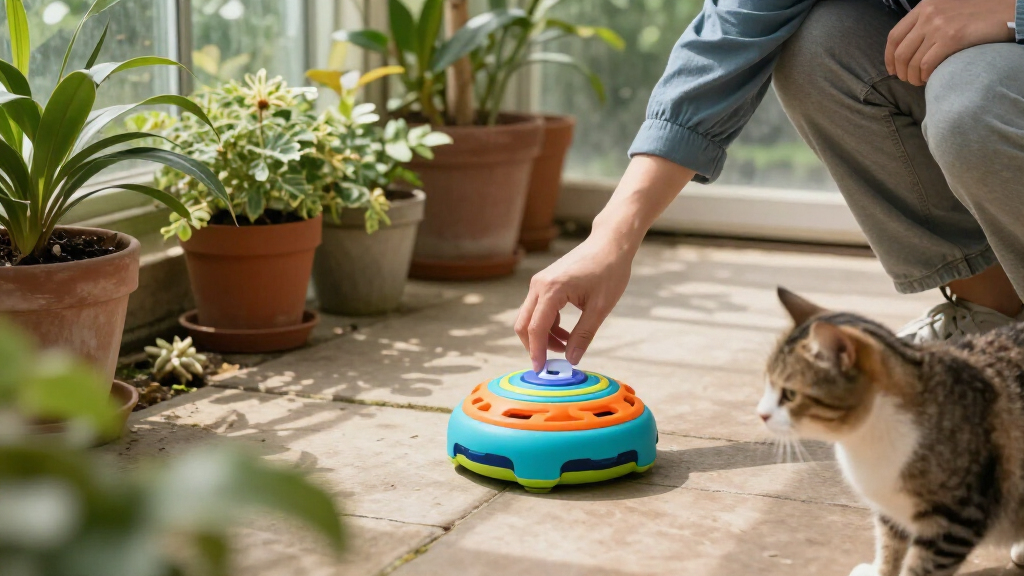 motionsensor interactive cat toys
