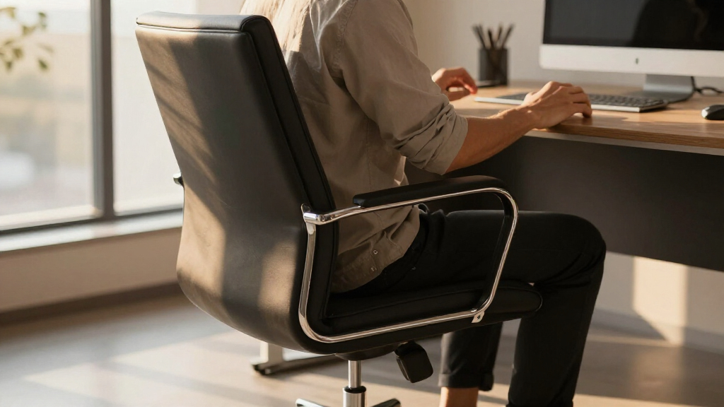 office chair with adjustable arms premium