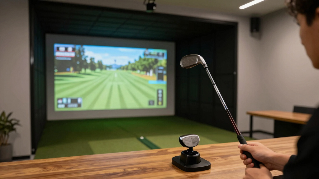 best golf simulator screen for watch and play room