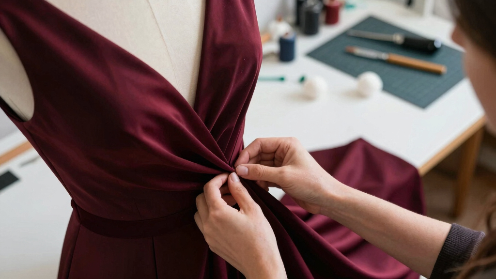 best burgundy evening gowns